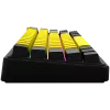 Mechanical gaming keyboard LORGAR KBP70MW 65% Black Yellow EN layout