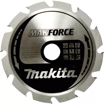 Makita MAKFORCE - Circular Saw Blade - for Wood - 190 mm - 12 Teeth (B-32144)