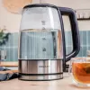 Cecotec Kettle | ThermoSense 340 Clear | Electric | 2200 W | 1.7 L | Glass | 360° rotational base | Clear