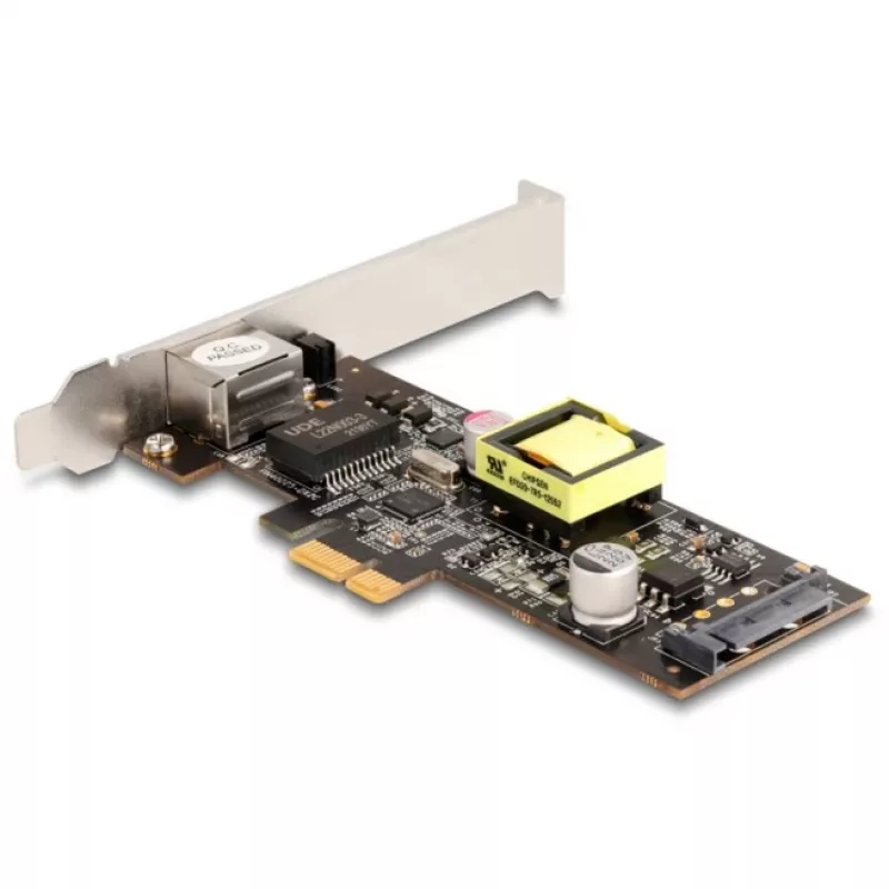 DeLOCK 88506 PCI Express x1 network card, 1 x RJ45 2.5 Gigabit LAN PoE+