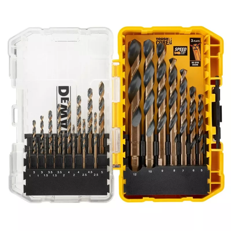 23PC BLACK&GOLD METAL DRILLING SET DT70729-QZ