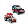 LEGO Creator 2-in-1 Flatbed Truck with Helicopter set 31146, convertible build for kids