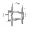 TV wall mount TB-450 up to 65 inches 40kg max VESA 400x400