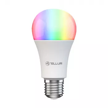Smart WiFi Bulb Tellur TLL331341 9W RGB Dimmer — Wi‑Fi RGB LED 9W, dimmable