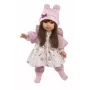 Doll Llorens Sara 35 cm — realistic vinyl head and soft fabric body