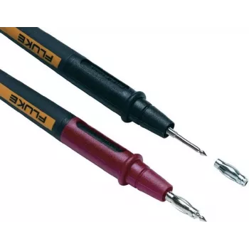 Fluke TL175E - Test lead - CAT II,CAT III,CAT IV - 4 mm - 1,9 cm - EN61010-031 - Fluke 110 Plus - 113 - 114 - 115 - 116 - 117 - 175 - 177 - 179 True RMS - 190-062/S - 190-102 - 190
