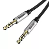 Baseus Yiven Audio Cable Cable 3.5 male Audio M30 1.5M Silver+ Black