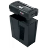 Paper shredder REXEL Secure X8 — cross-cut P-4, 4x40 mm, 8-sheet capacity, 14 L bin, black