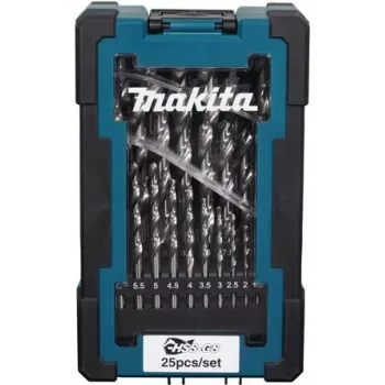 Drill bit set Makita D-78368 HSS-GS, 25-piece, high-speed steel