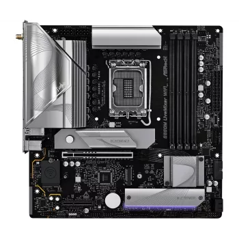 Motherboard ASRock B860M LiveMixer WiFi — Intel B860, LGA 1851, micro ATX, DDR5, 4x DIMM, Wi‑Fi 6E, 2.5Gb LAN