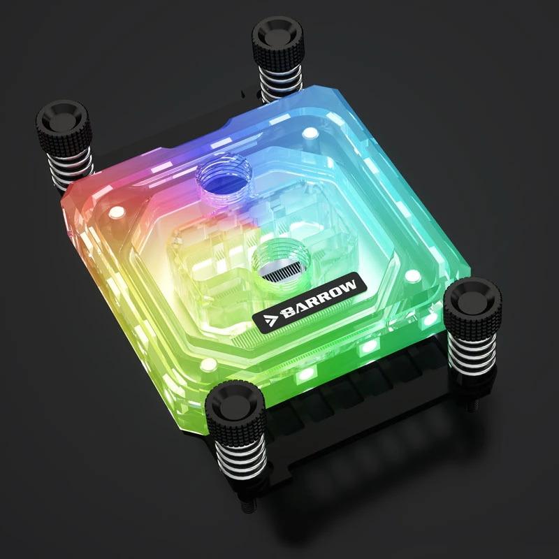 Water block Brimarex BARROWCH LTYK3A-04 V2 for AMD Socket AM4/AM5, acrylic, black