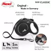 Retractable dog leash Flexi New Classic L 5 m Black – cord, for large breeds (25–45 kg), max load 50 kg