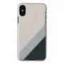 Smartphone case man and wood for iPhone X/XS — gray suit, black