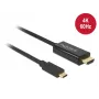 Video Cable Adapter DeLOCK 85290 USB Type-C to HDMI 1m Black