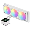 Gamemax CPU Liquid Cooler | GLACIER 360 LCD WH | Intel, AMD