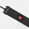 Power strip Hawk HWPS502BK 1.5 m cable, 5 outlets, surge protection