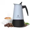 Piccolina 600 , Coffee Maker Light Blue/black, 300 ml I 6 cups