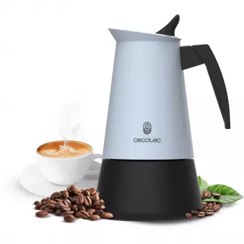 Piccolina 600 , Coffee Maker Light Blue/black, 300 ml I 6 cups