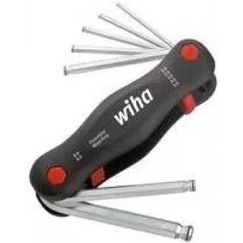 Hex Key Wrench Set wiha PocketStar SB 369R P7 23033 — compact folding metric hex key set