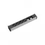 Power Extension 4 AC Outlet Bachmann 912.007 Black Silver