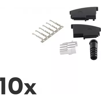 Wire Connector ShiverPeaks BS72020-SET10 TAE N Black