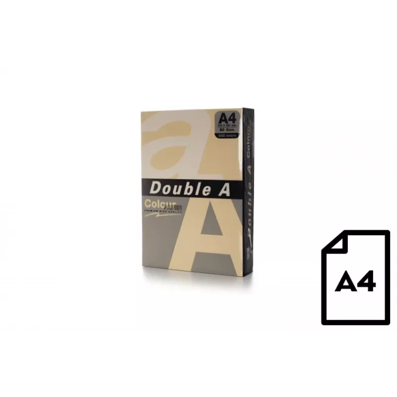 Colour paper Double A, 80g, A4, 500 sheets, Old Rose