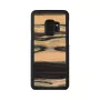 Smartphone case man and wood for Samsung Galaxy S9, white ebony/black finish