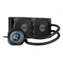 All-in-one liquid cooler Corsair Nautilus 240 RS LCD 12 cm Black