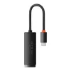 Network adapter Baseus Lite Series USB-C to RJ45 (black)