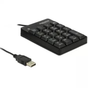 Numeric Keypad DeLOCK 12481 Universal USB Black