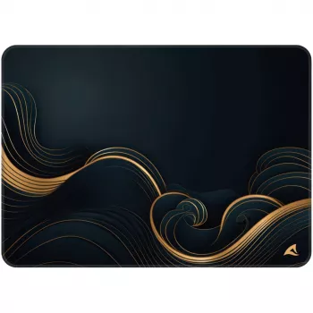 Sharkoon SKILLER SGP35 D2 gaming mouse pad, black/gold, size L