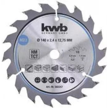 Circular Saw Blade KWB 582357 14 cm for Hardwood Plastic Plywood Softwood