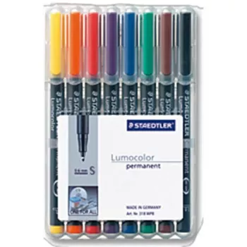 Permanent Marker Staedtler 313 WP8 Black Blue Brown Green Orange Red Violet Yellow