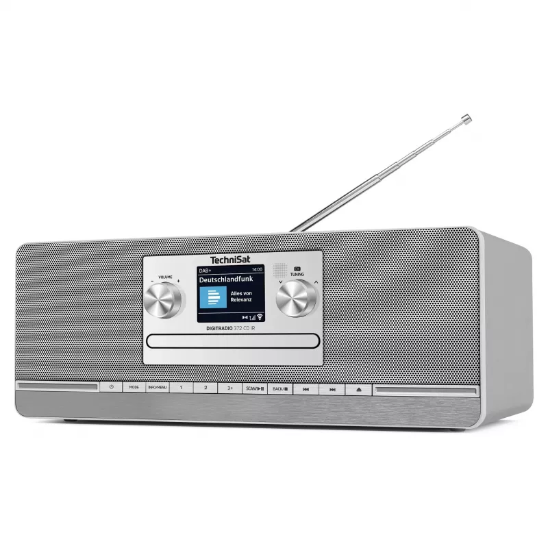 TechniSat DIGITRADIO 372 CD IR Internet Analog & digital Anthracite, Silver