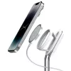 Phone stand SODI SIM-300 silver MagSafe — desktop holder for MagSafe-compatible iPhone
