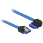SATA Cable DeLOCK 84991 0.5m SATA 7-pin Black Blue