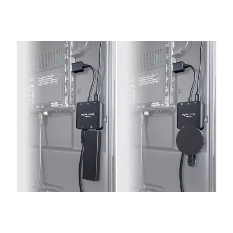 HDMI Audio Extractor DeLOCK 4K 60 Hz compact