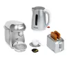 KLEIN Breakfast set silver — children's role-play kitchen breakfast playset
