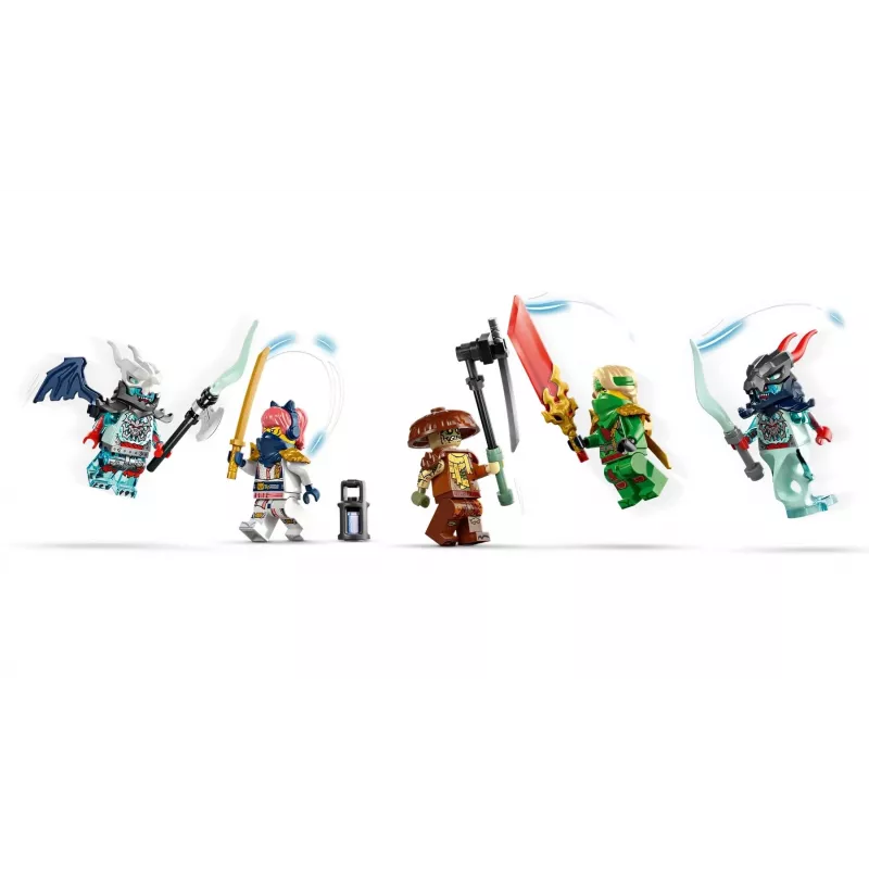 LEGO NINJAGO set 71845 Lloyd’s Jet Mech — 1112 pieces, 5 minifigures, movable wings, height 240 mm