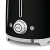 Smeg - TSF02 Toaster 4 Slices - Black/lacquered/WxHxD 41x20.8x21.5cm/6 Roasting Stages/1500W