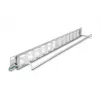 Patch panel 19 inch DELOCK 24-port keystone, tiltable ports, strain relief, 1U metallic
