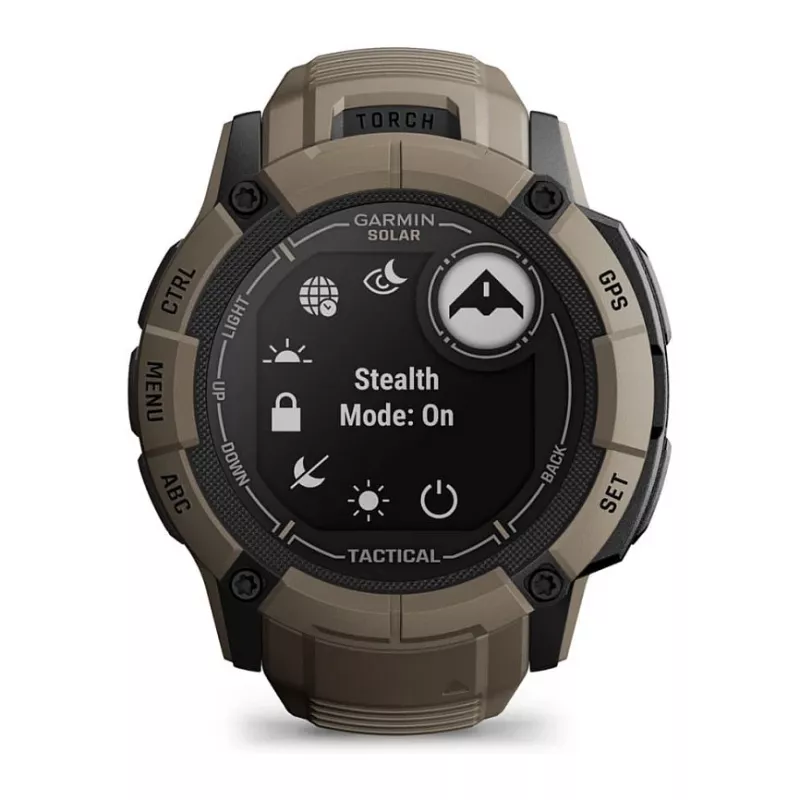 Garmin Instinct 2X Solar Tactical Edition 2.79 cm (1.1) MIP 50 mm Digital 176 x 176 pixels Touchscreen Green GPS (satellite)