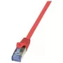 Networking Cable LogiLink 7.5m RJ-45 Cat6a Red