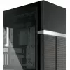 VK02 Lite, Tower-Enclosure black, Tempered Glass