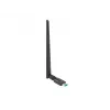 Internal WLAN card LANBERG NC-1200-WIE — Dual-band USB WLAN adapter, RTL8812BU, up to 1200 Mbit/s, external 2x2 antennas (5 dBi), black