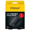 Portable Hard Drive 1 TB refurbished, external hard drive (black)