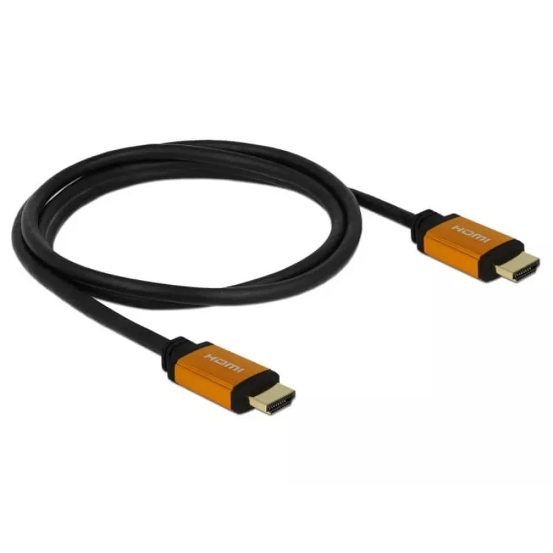 HDMI Cable DeLOCK 85728 1.5m Type A Black Gold