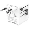 Travel adapter 20W GaN Nomad 2xUSB-C + 1xA
