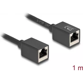 Networking cable DeLOCK 90325 RJ-45 Cat6a 1 m Black