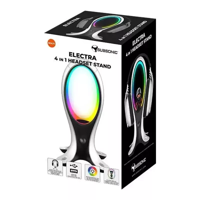 Headset stand Subsonic SA5682 Black White 426g